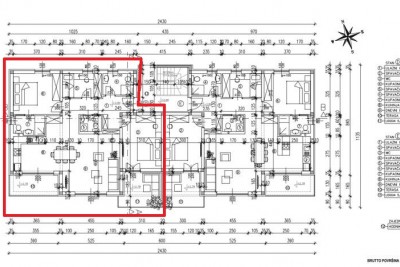 Apartment im 1. Stock mit drei Schlafzimmern, eigenem Garten und Gemeinschaftspool - in Gebäude 9