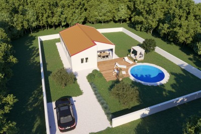 Prefab detached house with a swimming pool and a large garden - under construction 7