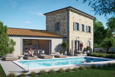 Poreč – moderna mediteranska kuća s bazenom, novogradnja