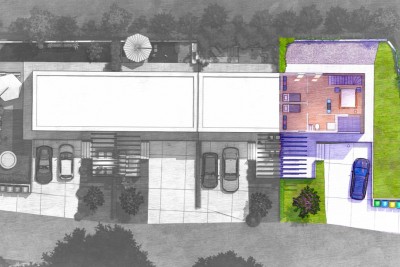 Kuća u nizu na odličnoj lokaciji s dvorištem i pogledom na more 18