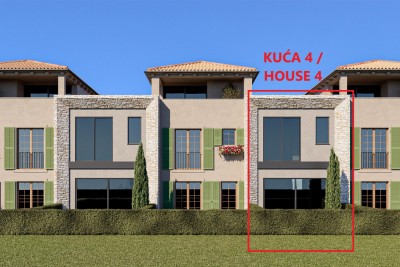 Mediteranska kuća u nizu 2km od centra Poreča i mora - u izgradnji 3