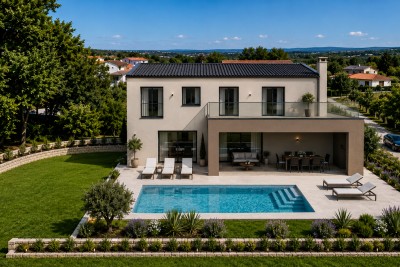 EKSKLUZIVNO – moderna vila s bazenom, 233,59 m², mir i privatnost u srcu Istre