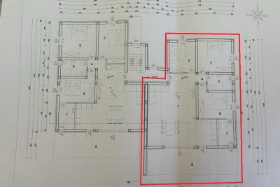 Luksuzan stan u prizemlju s bazenom i dvorištem, 700m od mora i marine - u izgradnji 5