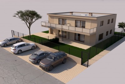 Moderne Wohnung mit zwei Schlafzimmern und großer Terrasse - in Bau