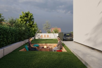 Kuća u nizu na odličnoj lokaciji s dvorištem i pogledom na more 10