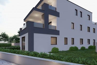 Apartment with a large terrace on the 1st floor of a new building - under construction
