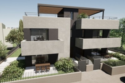 Un nuovo appartamento moderno in una posizione ambita con una terrazza sul tetto e una splendida vista - nella fase di costruzione 7