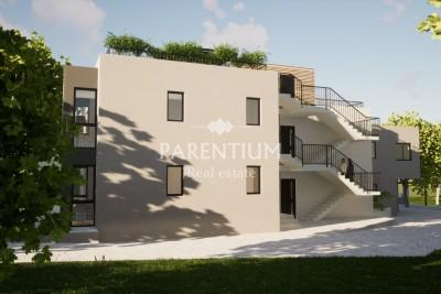 Istrien, Porec - NEUBAU - Wohnung mit Dachterrasse und Meerblick - in Gebäude 10
