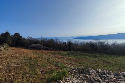 Labin okolica, Gradbeno zemljišče s projektom vile in odprtim pogledom na morje 4