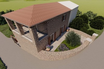 A beautiful Istrian house with a beautiful view, completely renovated - under construction 8