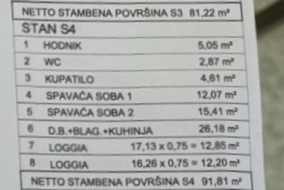 Moderan stan na 1. katu sa dvije terase samo 700m od mora i marine - u izgradnji 6