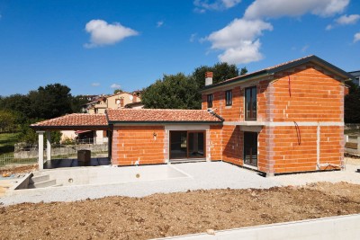 Villa in pietra d'Istria con vista sul mare - nella fase di costruzione 3