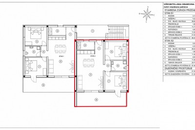 Novigrad, neue Wohnung mit Dachterrasse und Meerblick 15