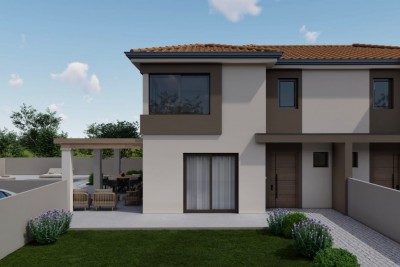 Moderna casa bifamiliare con piscina e cortile - nella fase di costruzione 9