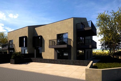 Großzügige Wohnung im 1. Stock mit zwei Terrassen – 500 m vom Meer entfernt - in Bau 14