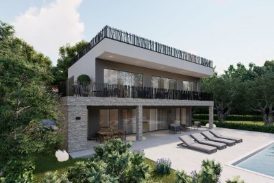 Luxusvilla mit Pool 300 Meter vom Meer entfernt - in Gebäude