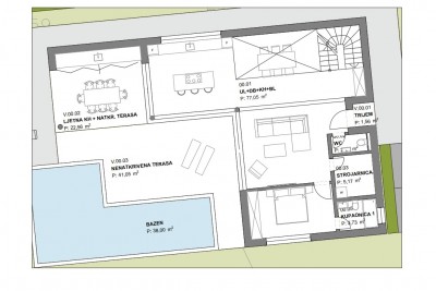 Villa moderna esclusiva con piscina, a 1.000 m dal mare - nella fase di costruzione 6