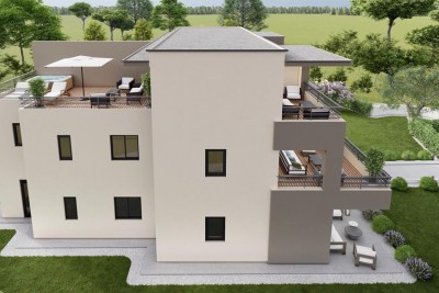 Moderno dvonadstropno stanovanje z veliko strešno teraso - v fazi gradnje 4