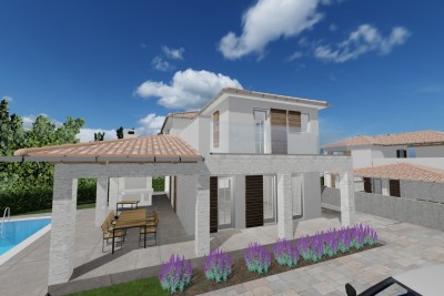 Villa with swimming pool in a quiet place - under construction