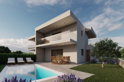 Esclusiva villa moderna con piscina vicino a Parenzo - nella fase di costruzione