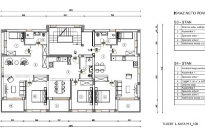 Opremljeno novo stanovanje s teraso in 2 spalnicama v bližini Pule - v fazi gradnje 22