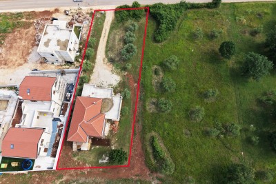 Novigrad, samostojeća kuća  s pogledom na more - u izgradnji