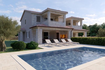 Duplex house with a panoramic view of the sea - under construction