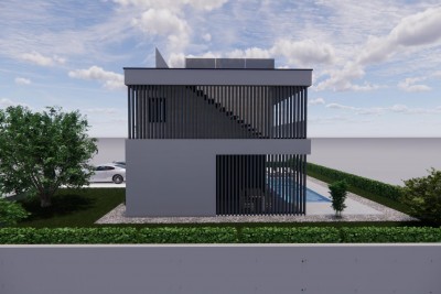 A modern villa with a swimming pool and a beautiful view, 6 km from Poreč - under construction 3