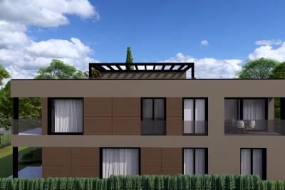 Moderne Wohnung im ersten Stock mit großer Dachterrasse – Umgebung Poreč - in Bau 12