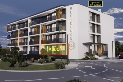 Apartment A001 in a new residential area only 800m from the sea - under construction