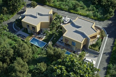 Una insolita casa di design con piscina in una posizione idilliaca - nella fase di costruzione 13