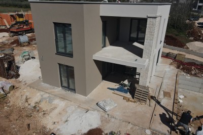 Casa moderna con piscina e vista mare - nella fase di costruzione 1