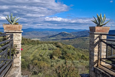 Autentica villa in pietra istriana con vista panoramica 43