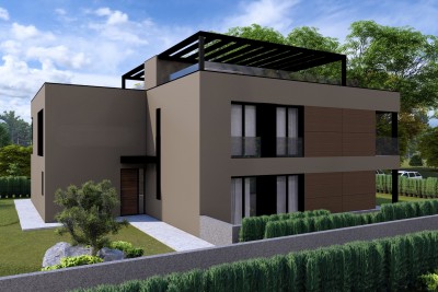 Moderne Wohnung im ersten Stock mit großer Dachterrasse – Umgebung Poreč - in Bau 7