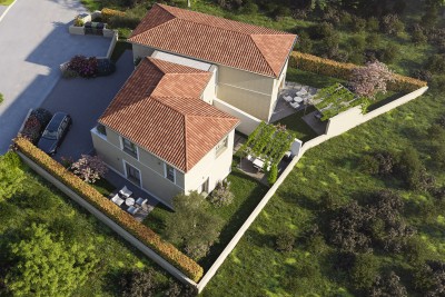 Novigrad - dvojna kuća  130m2 s okućnicom - u izgradnji 21