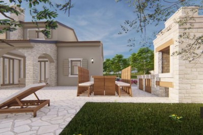 Villa with swimming pool 4 km from the sea and the city center - under construction
