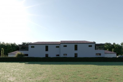 Moderne Doppelhaushälfte mit Swimmingpool - in Gebäude 12