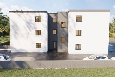 Moderne Wohnung im 2. Stock mit 2 Terrassen, nah vom Zentrum, 700 m vom Meer und dem Yachthafen entfernt - in Gebäude 4