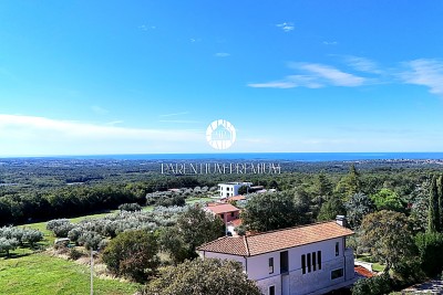 Prekrasna moderna vila na mirnoj lokaciji sa pogledom na more - u izgradnji