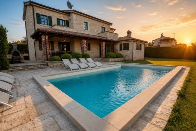 Villa istriana con piscina in un ambiente tranquillo e vista mare 1