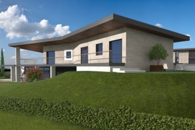 A fantastic spacious villa with a panoramic view of the sea and Brijuni - under construction