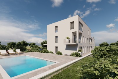 Quality apartments with pool and sea view - under construction