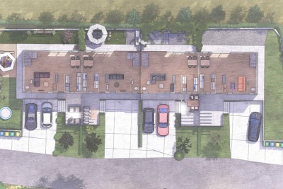 Kuća u nizu na odličnoj lokaciji s dvorištem i pogledom na more 16