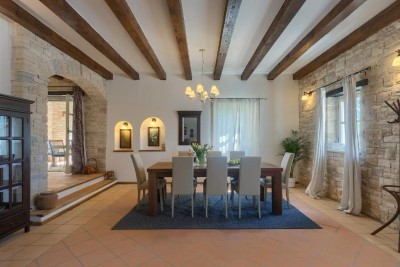 Poreč area – charming stone villa with pool 8