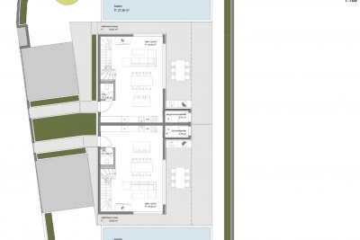 Una casa bifamiliare con piscina dal design unico in una posizione tranquilla - nella fase di costruzione 20