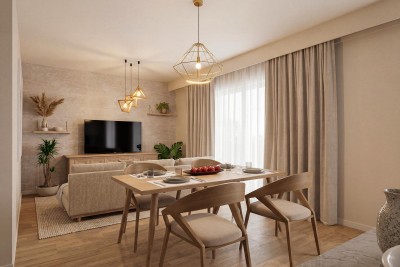 Stan Poreč novogradnja pogled na more parking uključen 2