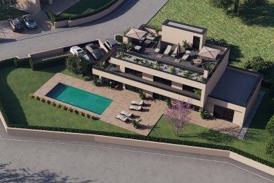 An impressive villa with rich content and a beautiful view of the sea - under construction 1