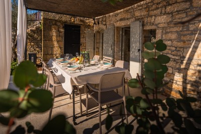 Središnja Istra, Obnovljena kamena vila s bazenom 9