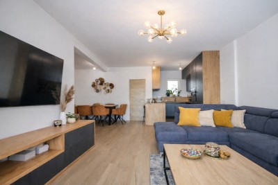 New semi-detached house with 2 residential units in a quiet location 3 km from the sea