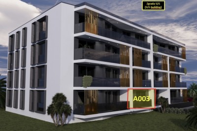 Apartma A003 v novem stanovanjskem naselju le 800 m od morja - v fazi gradnje